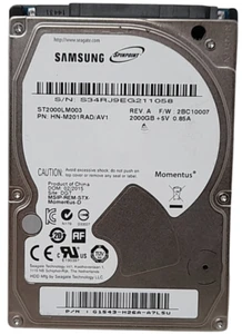 Disque dur Samsung Spinpoint ST2000LM003 2 To Sata 2,5" 100% santé - Photo 1/2