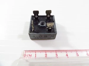 GENERAL INSTRUMENTS KBPC25-02 Center Mount Bridge Rectifier, FREE 2-3 Day Ship!! - Picture 1 of 4