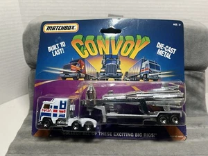 Vintage 1991 Matchbox CONVOY NASA Rocket Transporter Semi, Kenworth (LESEN) - Bild 1 von 5