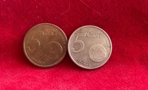 5 Cent Euro Lot of 2 2002 coins - F-2 - Picture 1 of 8