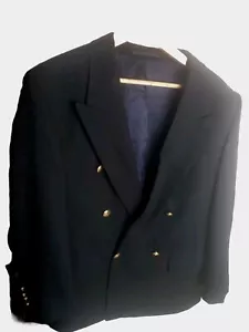 Van Gils Mens Jacket Suit Jacket Size 38R Black Wool - Picture 1 of 10