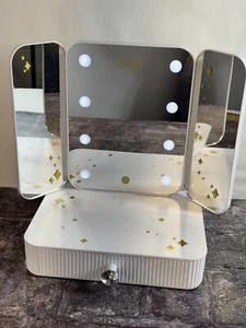 Fao Schwarz Child Lighted Makeup Vanity Mirror Set - Picture 1 of 6