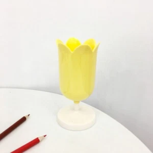 1 X Novelty Brush Pot Petal Shaped Organzation Storage Box Japanese Kawaii Funny - Picture 1 of 14