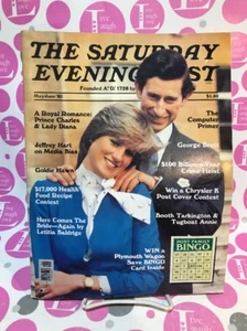 Saturday Evening Post Mag May/June 1981 Prince Charles Lady Diana ~ NEAR MINT LN - Picture 1 of 8