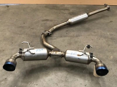 2013-2016 SUBARU BRZ SCION FRS INVDIA DUAL EXIT EXHAUST MUFFLER PIPE LOT739 - Image 1 of 4