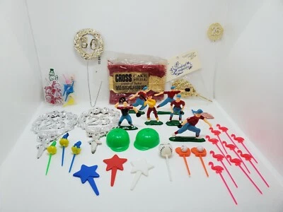 Pasteles y decoraciones vintage aniversario béisbol flamenco Pascua... Foto 1 de 4