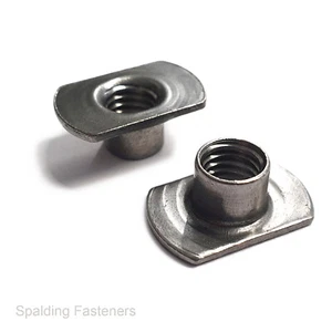 M4 M5 M6 M8 M10 Carbon Steel Tee Spot Slab Based T Shape Weld Nuts - Picture 1 of 1