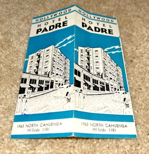Mini folleto de Hollywood Hotel Padre años 30 - Hollywood - Imagen 1 de 8