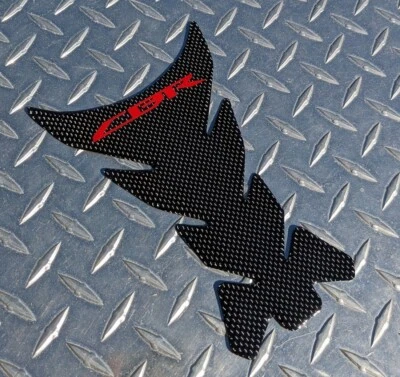 Real Carbon Tank Pad CBR 600RR 1000RR CB1000 RC51 1100XX 954 929 500R 650F 650R - Image 1 of 3
