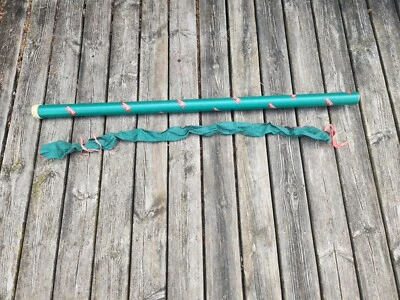 Tubo de cartón caña de pescar Heddon con bolsa vacía 55" almacenamiento original vintage Foto 1 de 4