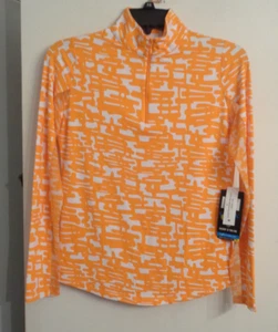 Maglione golf IBKUL Juno manica lunga 1/4 zip finto collo nuovo con etichetta Extra Small - Foto 1 di 2