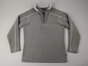 Kuhl Sweater Adult Medium Tan Fleece Eruopa Quarter Zip 3017 - Picture 1 of 14