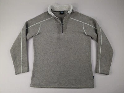 Kuhl Sweater Adult Medium Tan Fleece Eruopa Quarter Zip 3017 - Image 1 of 4