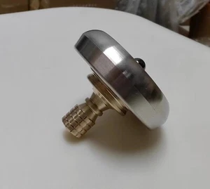 Brass Stainless Steel Spinning Top Finger Spinner Ceramic Bead Fidget EDC Toy - Picture 1 of 3