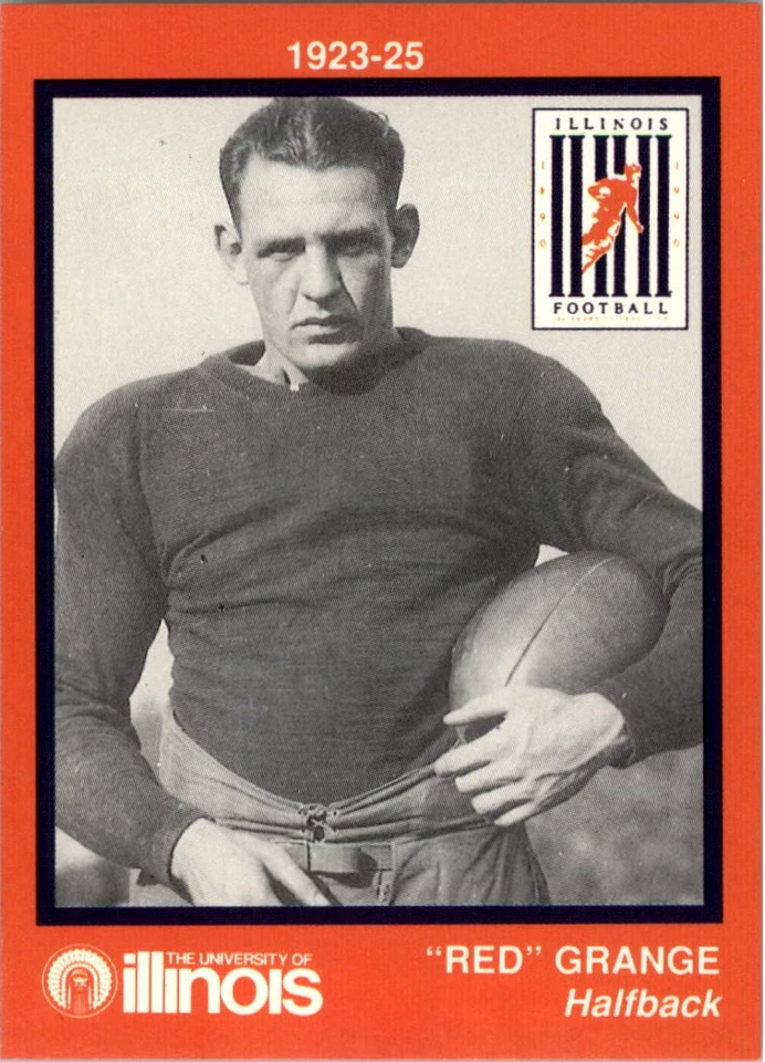 1990 Illinois Fighting Illini Centennial Trading Card #1-45 - Choose Your Card - Image 1 of 1