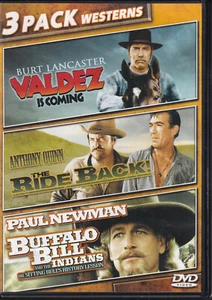 VALDEZ IS COMING/ THE RIDE IS BACK/ BUFFALO BILL AND THE INDIANS (DVD) (V4) - Picture 1 of 2