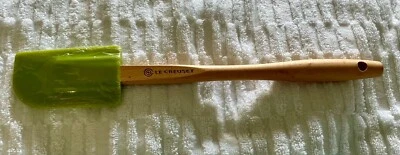 KIWI Verde LE CREUSET 11’5" Mango Madera Silicona Espátula Sellada y Nueva con Etiqueta! Foto 1 de 4