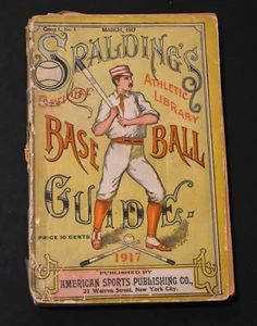 *Original* 1917 Guía oficial de béisbol de Spalding - Imagen 1 de 11