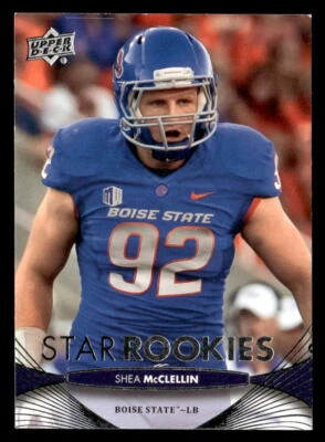 Shea McClellin 2012 Upper Deck Rookie Card #127 Boise State Broncos - Image 1 of 2