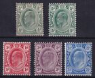 Bc1853) South Africa: Transvaal 1905-09 Edw Vii Watermark Mult Crown Ca Colour