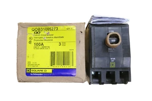 Square D QOB31005273 100A, 3 Pole, 240V, QO Bolt-on Miniature Circuit Breaker - Picture 1 of 4