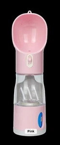 Dog Water Bottle 4 in 1 Portable Water Bottle for Dogs,Pet Travel Water Bottl... - Picture 1 of 9