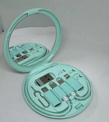 🔥Multi in One 60W Fast Charging Type-C Data Cable Storage Box Android USB - Image 1 of 4