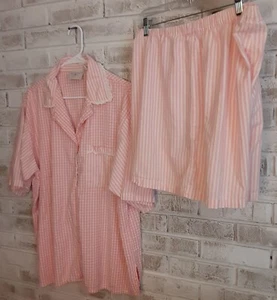 Juego Corto Solange PJ De Colección Talla 18/20 Rosa y Blanco Comodidad NOTA - Imagen 1 de 11