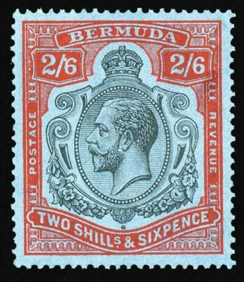 [BERMUDA] 1927 KGV: 2s/6d SG 89 / SC 95 (MH) - Image 1 of 2