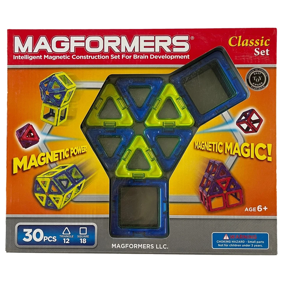 Magformers Classic 30 Piece Building Set (colors vary) - Image 1 of 3