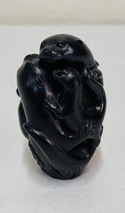 Harmony Kingdom Adam Binder Swimming Lessons Ebony Otters # 68 Of 150 SGN RARE - Picture 1 of 4