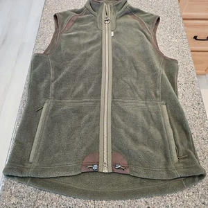 Barbour Langdale Gilet Fleece Green Vest Size XL EUC England Outdoors Quality - Picture 1 of 18