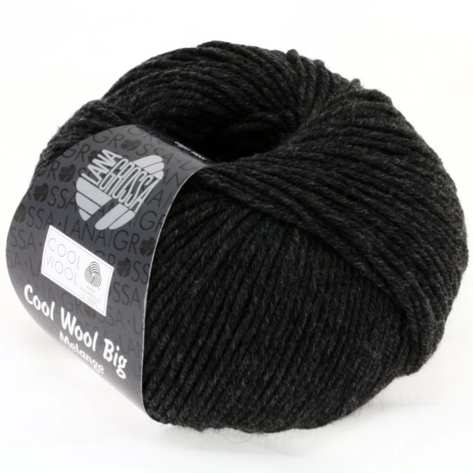 Wolle Kreativ! Lana Grossa - Cool Wool Big - Fb. 618 anthrazit 50 g - Bild 1 von 1