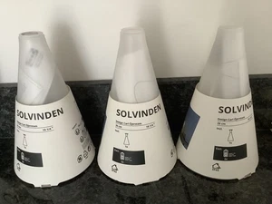 3 x IKEA SOLVINDEN LED Table Lamp Hanging - White, 10.25” / 26cms CARL OJERSTAM - Picture 1 of 12