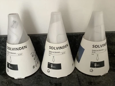 3 x IKEA SOLVINDEN LED Table Lamp Hanging - White, 10.25” / 26cms CARL OJERSTAM - Image 1 of 4