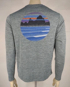 Patagonia green heathered Capilene Cool Daily long sleeve base layer mens Small - Picture 1 of 10