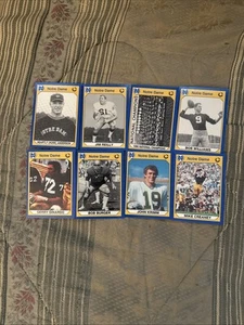 Lot of 8 1990 Collegiate Collection Notre Dame Krimm Williams Anderson - Bild 1 von 6