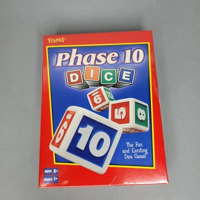 Fundex Games Phase 10 Dice Game Sealed NEW Original Package 2001 - Image 1 of 2