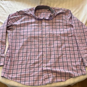 Tommy Bahama Pink Checked Shirt Big & Tall 3XXXL L#00475 - Picture 1 of 7