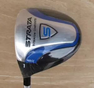 NEW LH MENS STRATA TITANIUM 460 DRIVER 10.5 LOFT REGULAR FLEX LEFT HANDED BLUE - Picture 1 of 6