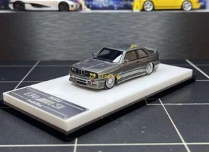 ZA Scalemini 1:64 Gray M3 E30 Coupe Sports Model Diecast Resin Car BN - Picture 1 of 3
