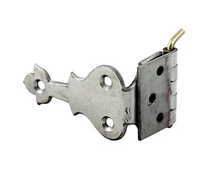 Vintage Nickel über Messing Eisbox Scharnier - Bild 1 von 4