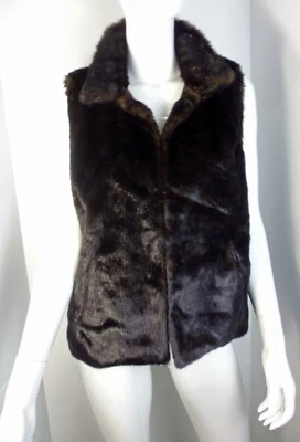 Chaleco sin mangas de piel sintética Cejón talla grande Foto 1 de 4