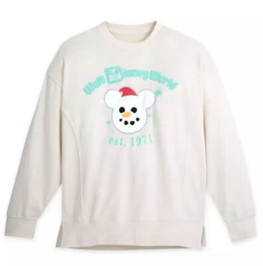 Mickey Mouse Snowman Pullover Sweatshirt for Women – Walt Disney World (MED) - Picture 1 of 5