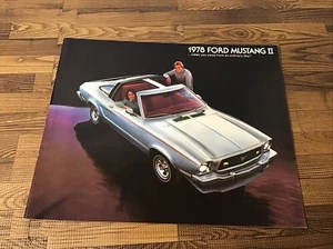 Ford Mustang II Brochure Ghia King Cobra 1978 15-page Advertising Car Vintage - Picture 1 of 5