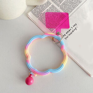 Mobile Phone Strap Silicone Bracelet Anti-Drop Wrist Lanyard Multicolor /