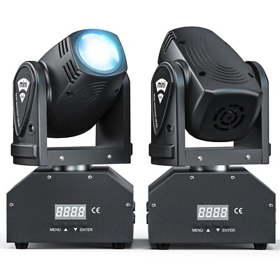 Spot Moving Head Stage Lighting LED DMX Beam Spotlight RGBW Disco KTV Xmas Light - Image 1 of 4