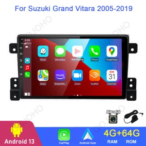 4G+64G For Suzuki Grand Vitara 2005-2019 CarPlay GPS Android 13 Car Radio Stereo - Picture 1 of 20