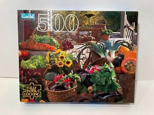 Guild Jigsaw Puzzle 500 Piece Autumn Harvest BRAND NEW Complete