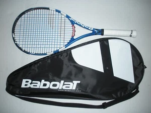 BABOLAT PURE DRIVE GT MP 100 10.6oz TENNIS RACQUET 4 3/8 (NEW STRINGS) - Picture 1 of 7